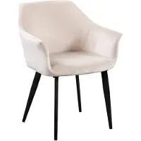 Kondela Essensstuhl Er antwortete - beige / schwarz