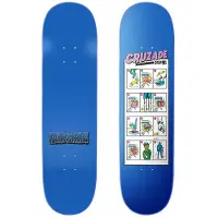 Cruzade Lessons III 8.1"x31.53" Square High Skateboard Deck uni Gr. Uni