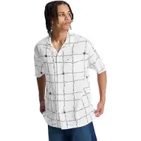 Dc-shoes Kurzarmhemd "Wired Resort", Herren, Gr. XL, weiß, Obermaterial: 100% Viskose., Hemden Kurzarmhemd