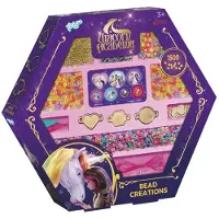 Totum Creative Craft Group Unicorn Academy Perlen Set - kreatives Bastelspielzeug Armbänder machen