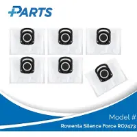 Plus.Parts Rowenta Silence Force RO7473 Staubbeutel (6-er Pack, )