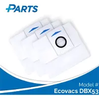 Plus.Parts Ecovacs DBX53 Staubbeutel (3-er Pack, )