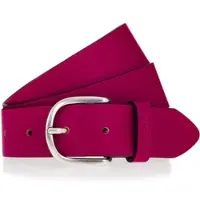 Mustang Ledergürtel "Madison", Damen, Gr. 100, pink, Rindsleder, Gürtel Ledergürtel, aus Rindsleder, mit Pull-Up-Leder
