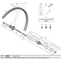 Shimano 300 Mm Wh-m9200-tl-r12-b-29 Ewhspokey000b Speichen Und Nippel Kit 24 Einheiten