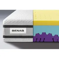Benab Kaltschaummatratze Victory Sport&Active 23 Matratze 90 x 200 cm H3 / H4 hart 23 cm hohe Kaltschaummatratzen, Merilou, Antibakteriell, HR, HR Grand Soja, Profilierung, 7 Zonen, Partnermatratze