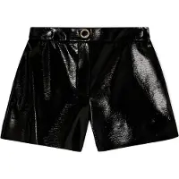 Armani Exchange für Damen. XW001815AF18859UC001 Hochtaillierte Shorts schwarz (S), Lässig, Viskose