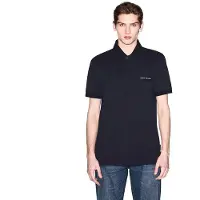 Armani Exchange für Herren. XM002390AF13026UB101 Poloshirt aus Baumwolle, marineblau (XS), Lässig, Klassisch, Kurzarm