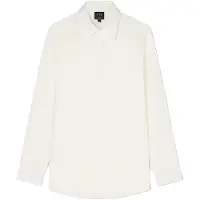 Armani Exchange für Herren. XM002319AF24533U0009 Weißes Baumwollhemd (XL), Lässig, Baumwolle, Klassisch, Langarm