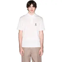 Armani Exchange für Herren. XM002209AF10364U0009 Regular Polo Weiß (L), Lässig, Baumwolle, Kurzarm