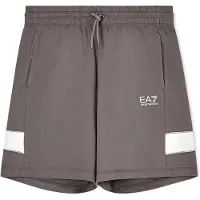 EA7 für Herren. 7M001279_AF12681 Core Identity Shorts grau (M), Lässig, Baumwolle