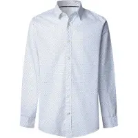 Pepe Jeans für Herren. PM3091191 Padua Hemd weiß (S), Lässig, Baumwolle, Langarm