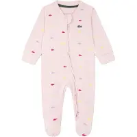Lacoste Kids Footed Croco Print Langärmliger Overall