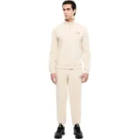 EA7 für Herren. 7M001317_AF13512 Sichtbarkeits-Set M Beige (L), Lässig, Sportlich, Baumwolle, Langarm