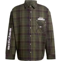 Adidas Originals Flannel Button Up Langarmhemd