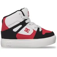 Dc-shoes Sneaker "Rebound", Kinder, Gr. 10(27), rot (schwarz, rot, weiß), Obermaterial: Kunstleder / Futter: Textil / Außensohle: Gummi., Schuhe Sneaker