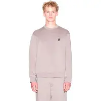 Armani Exchange für Herren. XM001777AF10818U6107 Rundhals-Sweatshirt mit taupefarbenem Logo (XL), Lässig, Baumwolle
