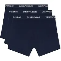 Emporio Armani für Herren. EM000261_AF14132 Set 3 Boxershorts Day navy (L), Heimtextilien, Baumwolle, Marine