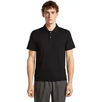 Icebreaker - 15.5 Merinofine S/S Polo - Merinoshirt Gr M schwarz