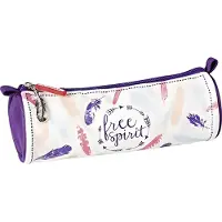 Brunnen Schlamper-Etui rund RVS Federn 1049107551