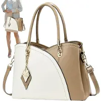OKWISH Henkeltasche, Umhängetasche, Handtasche, Tragetasche, Aktentasche Tasche Damen, Schultertasche, Arbeitstasche, Messenger-Tasche für Frau Frauen