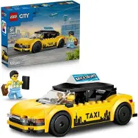 LEGO City Gelbes Taxi 60487, Bauspielzeug Auto, für Jungen und Mädchen ab 5 Jahren