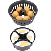 OEM Eierkochgerät - Fassung für 4 oder 6 hartgekochte Eier - Multifunktionales Küchenaccessoire - Eierkochgerät und Hartkochform für Thermomix - Kompatibel mit Thermomix TM6, TM7 und TM31