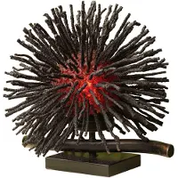 Eglo Wandleuchte 1-flammig SCHWARZ KUGEL ROT
