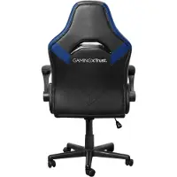 Trust GXT 703B RIYE, Universal-Gamingstuhl, 140 kg, Schwarz/Blau, Schwarz, Schwarz, Blau, Stoff, Leder, Polyurethan
