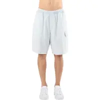 Armani Exchange für Herren. XM002810AF22638FB380 Weiße Bermudashorts mit Used-Effekt (34), Lässig, Baumwolle