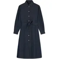 Armani Exchange für Damen. XW001794AF21337MB001 Chemisier Kleid navy (XL), Lässig, Baumwolle, Langarm, Marine