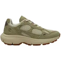 Timberland Sneaker "HAZEL LANE - LOW LACE SNEAKER", Damen, Gr. 41,5, grün (ltbeimeshwltgrn), Leder, Synthetik, Schuhe Sneaker