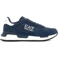 EA7 Unisex. 7X000380_AF19175 Vintage Turnschuhe Navy (36 2/3), Schwarz, Stoff, 1 bis 3 cm, Schnürsenkel, Sportlich