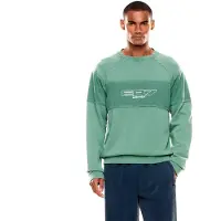Emporio Armani für Herren. 7M001499_AF22483 Sweatshirt Logo Serie grün (M), Lässig, Polyester, Langarm