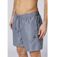 Chiemsee Badeshorts "Swim Shorts", Herren, Gr. 3XL, N-Gr, grau (grisaille), Web, Obermaterial: 100% Polyester, Badehosen Badeshorts, Regular Fit, aus Polyester, leichtes Material, für Erwachsene