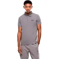 Emporio Armani für Herren. 8NPF14_PJVQZ Core Identity Poloshirt grau (M), Lässig, Baumwolle, Kurzarm