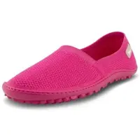 Leguano Barfußschuh "FLAIR", Damen, Gr. 43, pink, Textil, Schuhe Barfußschuh, Schlupfschuh, Halbschuh, Slipper mit Logo-Aufnäher