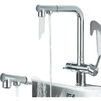 OEM Küchenarmatur, ausziehbare Brause, 360° Drehung, Chrom