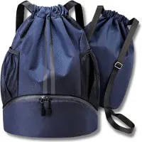 Edibazzar Marineblauer Gymnastik-Trainings-Sportrucksack