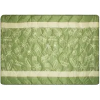 Wave Hawaii - Multifunc Outdoor Blanket D5 - Decke Gr 200 x 140 cm oliv/grün