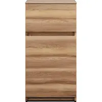 Burgbad Lin20 Unterschrank, 2 Auszüge, 400x357x780mm, USJG040F5357, Farbe: Frassino Dekor Cappuccino