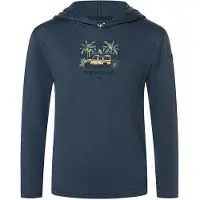 Super.natural K Tropicar Light Hoodie blueberry/various (W55) 140