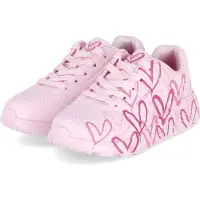 SKECHERS Low Sneaker SPREAD THE JOY Kinder Synthetik Rosa Größe: 36