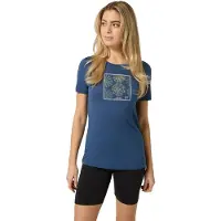 Super.natural W SEA Urchin Tee ocean blue/various (13G) S