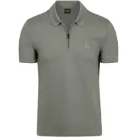 BOSS für Herren. 50537507 Slim Fit Polo grün (XL), Lässig, Baumwolle, Kurzarm