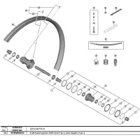 Shimano 300 Mm Wh-m9200-tl-f15-b-29 Y0tw98010 Speiche