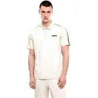 Emporio Armani für Herren. 7M001477_AF10375 Polo Logo Serie beige (3XL), Lässig, Baumwolle, Kurzarm