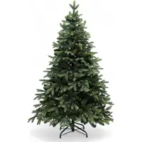 XMS-Trees Künstlicher Weihnachtsbaum Whistler H180 x Ø124 cm - inkl. LED - Realistisches Modell/Tannengrün - Schwer entflammbar