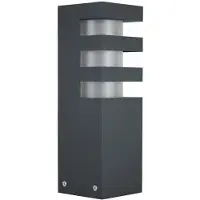 SU-MA Gartenpfosten 25 cm 1xE27 dunkelgrau IP54 RADO RADO 3 DG