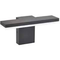 SU-MA Aluminium-Außenwandleuchte LED 10W dunkelgrau IP54 Fler 17601 DG
