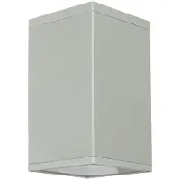 SU-MA Outdoor Spot Deckenleuchte 21x12 cm 1xE27 silber IP54 8003 AL